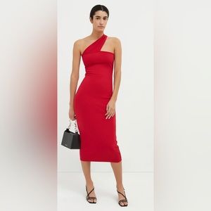 (SOLD) Caterina Dress Red Size M Brand New Still in bag unsealed unpacked Size M